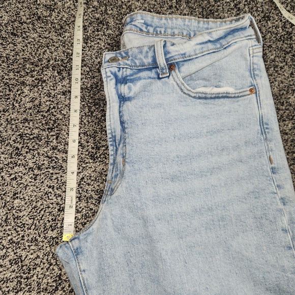 Old Navy High Rise OG Loose Women's Size 16 Tall Lightwash Relaxed Mom Jean 90s - Picture 7 of 7